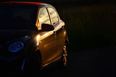 夕日に染まって　２