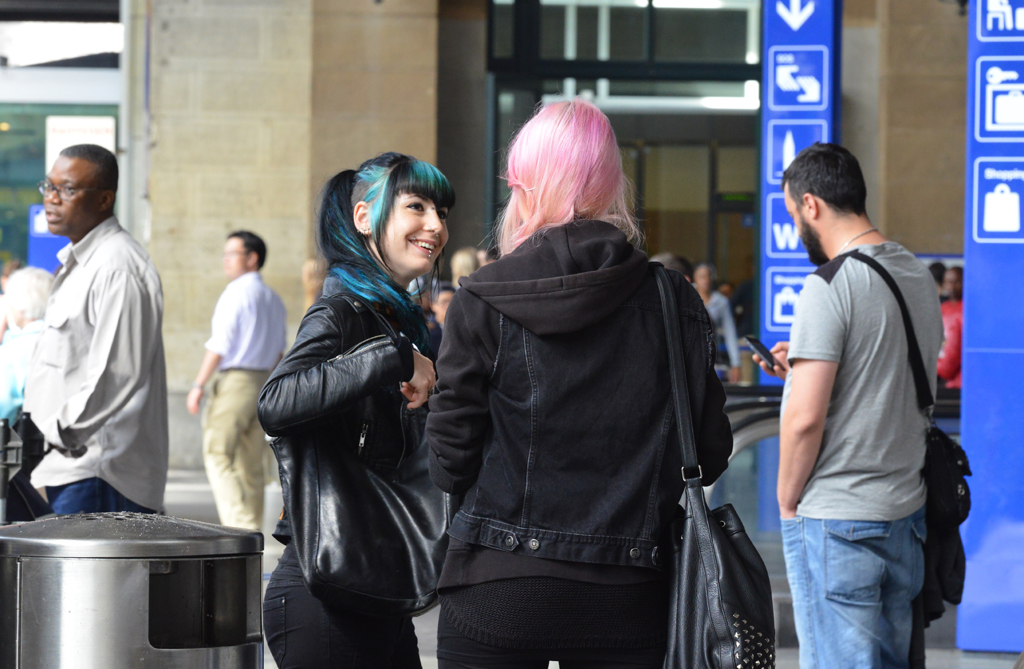 チューリッヒ中央駅で１