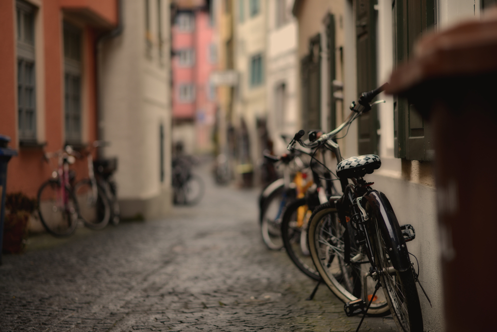 自転車のある風景