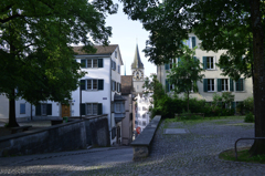 朝のチューリッヒ１