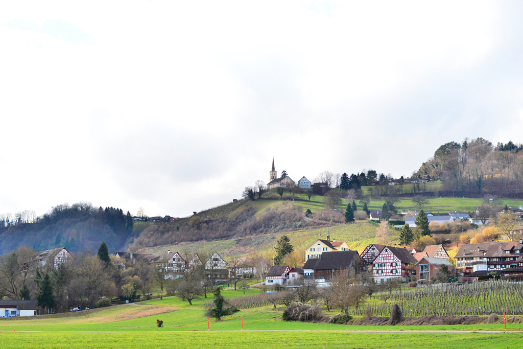 教会の見える風景