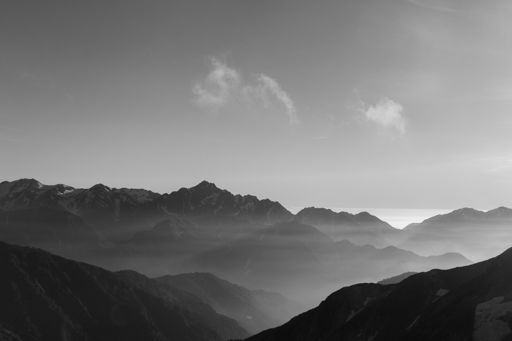 立山・劔を望む