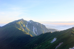 鹿島槍ヶ岳稜線