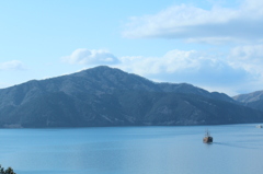 箱根旅行にて＿芦ノ湖を