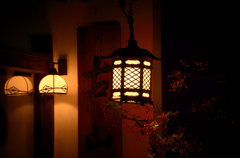 温泉街夜の情景　Ｎｏ2
