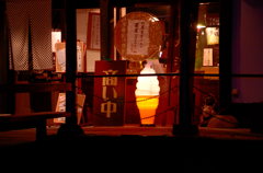 温泉街夜の情景　Ｎｏ3