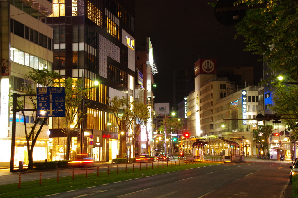 夜の熊本