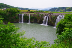 原尻の滝（馴染みの構図）