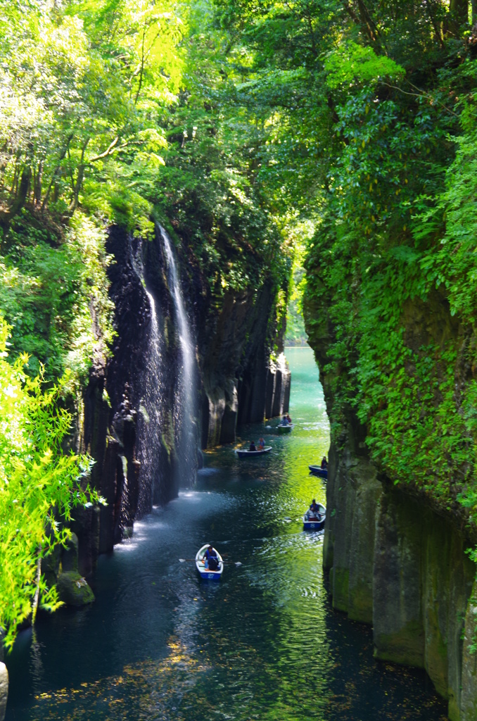 神々の里　高千穂峡