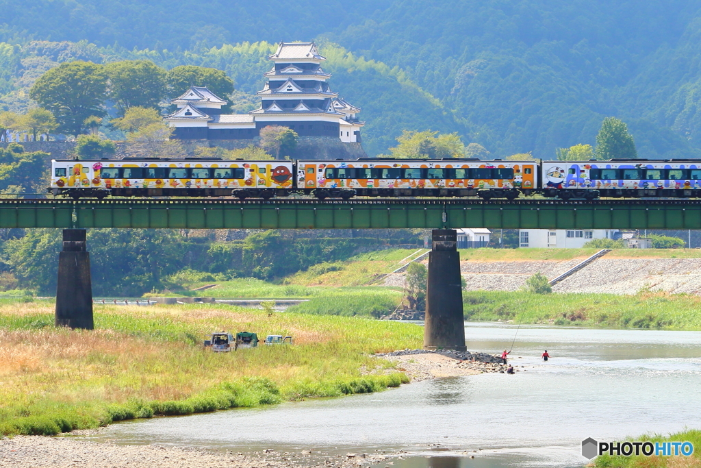 夏の大洲城