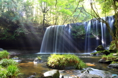 夏の鍋ヶ滝