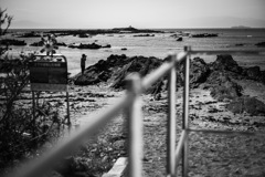 Photographer on the seaside