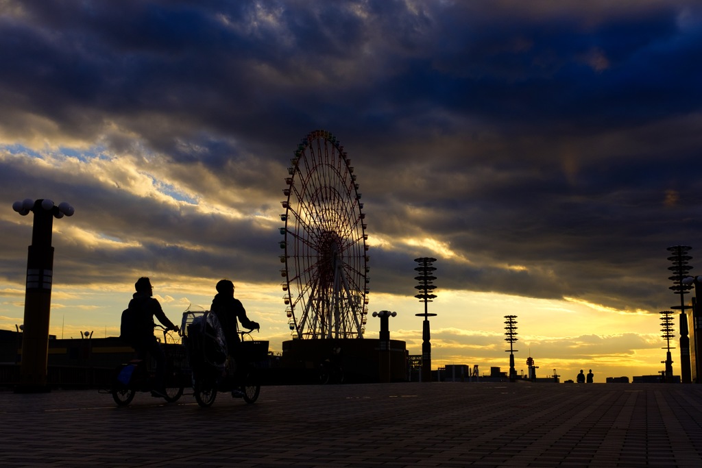 Toward the sunset