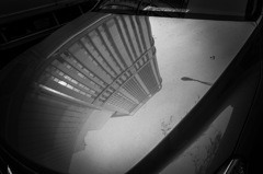 Inverted building