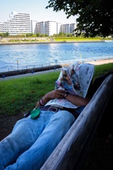Nap on a pleasant day