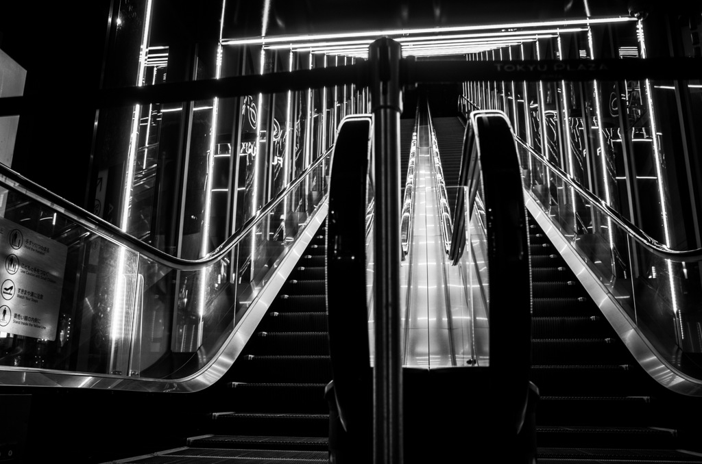 Midnight escalator