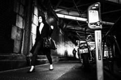 Under elevated railway