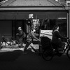 Street scene with bicycles #6