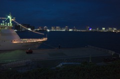 Standing on the pier