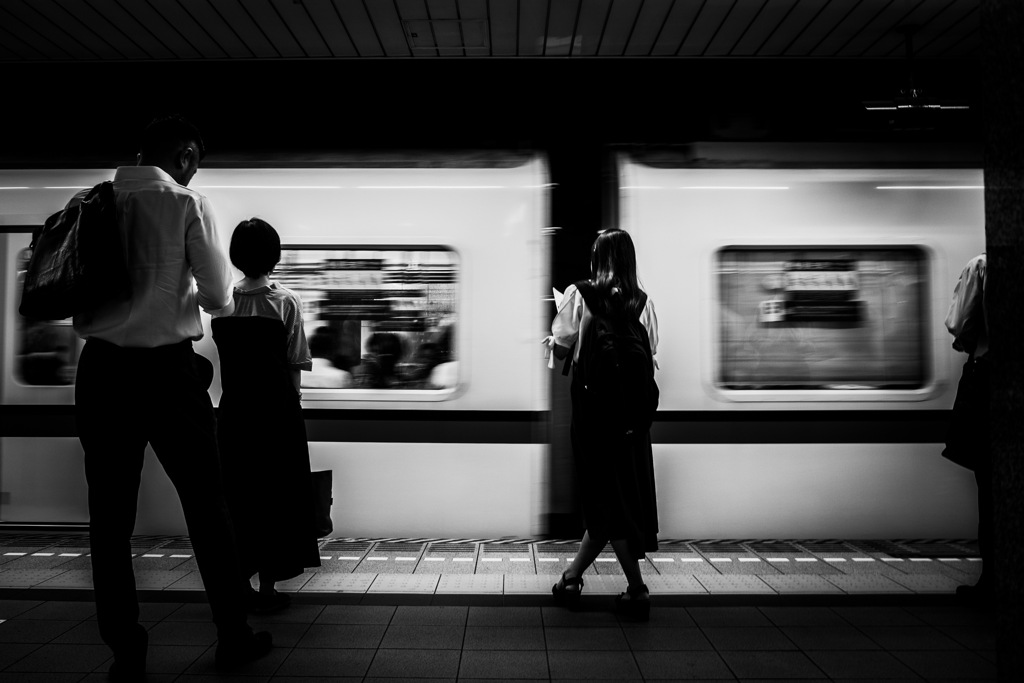 On the platform