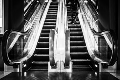 On the escalator