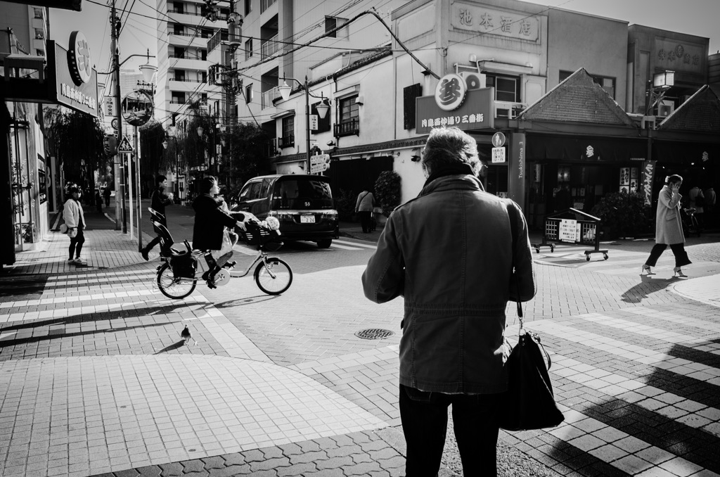 Street scene with bicycles #7