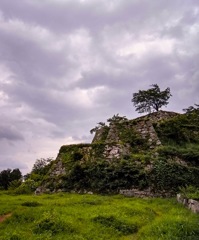 The ruins of Takeda Castle