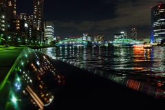 Sumida River at night