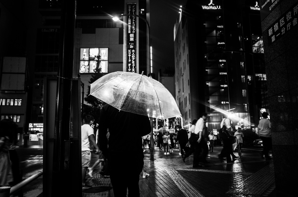 Shining umbrella