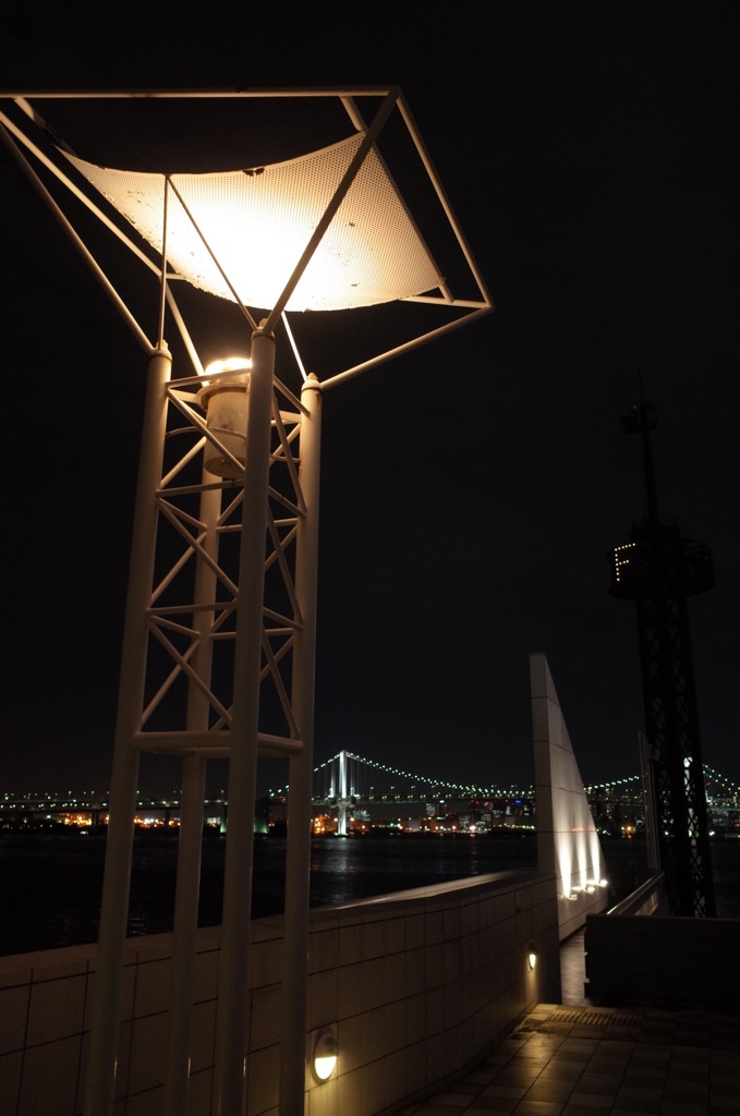 Pier at night