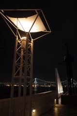 Pier at night