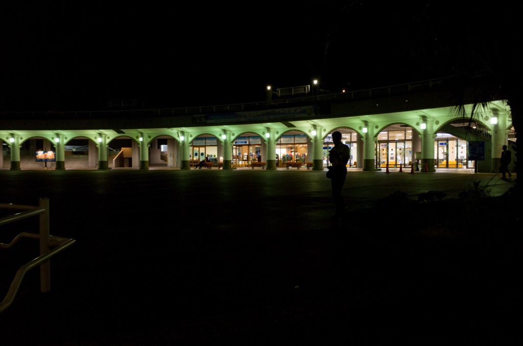 At the ferry terminal