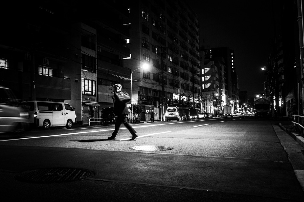 Cross the street