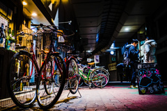In front of Izakaya