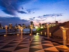 A girl at the pier