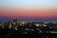 　　　夕暮れの金沢