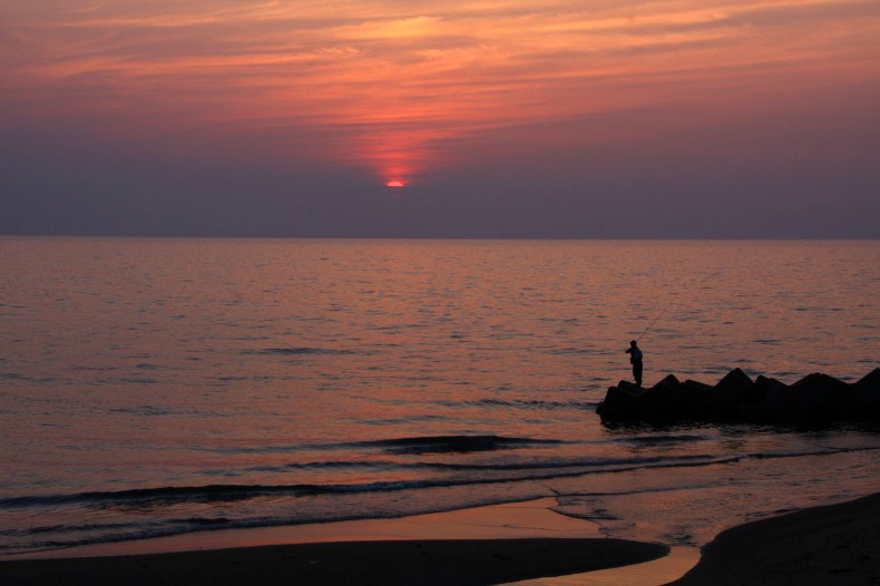 　　　日本海夕景