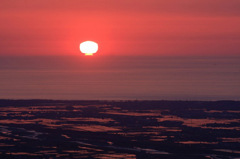 　　　変形夕陽