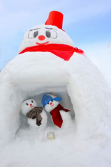 　　雪ダルマ　1