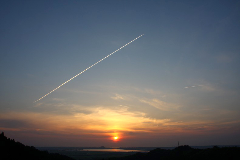 　　　夕陽　1