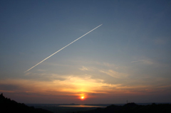 　　　夕陽　1