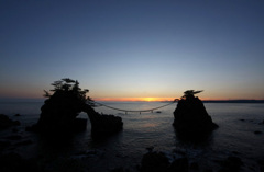 　　　能登の夕景