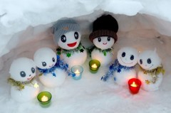 　　雪ダルマ　7