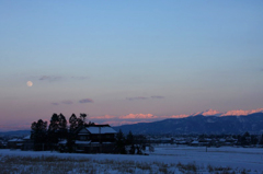 　　　南砺市夕景