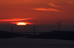 　　　変形夕陽　　3