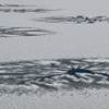 湖の氷紋　(2