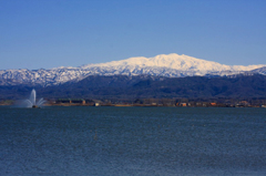 　　　輝く霊峰白山