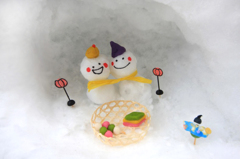 　　雪ダルマ　2 