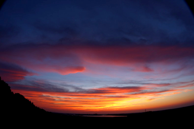 　　　潟の夕景　　3