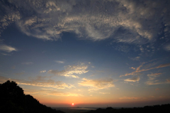 　　　今日の夕陽　　1